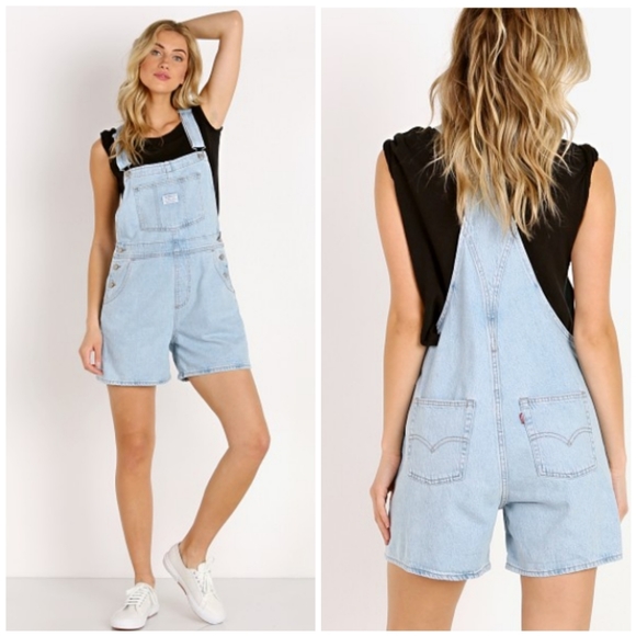 NEW Levi's Vintage Look Shortalls - Picture 3 of 8